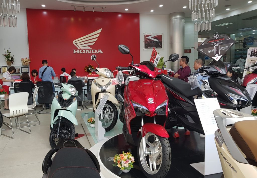 Honda hiện nay đang chiếm 80,1% thị phần xe máy Việt Nam